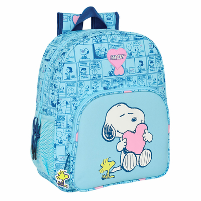 Product Σχολική Τσάντα Snoopy Love Μπλε 32 x 38 x 12 cm base image