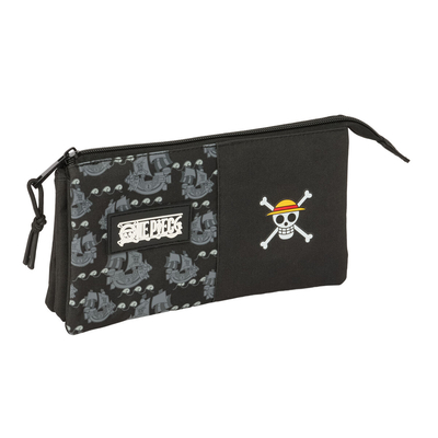 Product Κασετίνα One Piece Pirates Μαύρο 22 x 12 x 3 cm base image