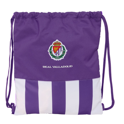 Product Σχολική Τσάντα με Σχοινιά Real Valladolid C.F. Λευκό Μωβ 35 x 40 x 1 cm base image