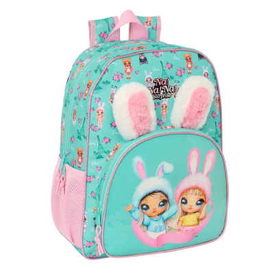Product Σχολική Τσάντα Na!Na!Na! Surprise Bunny Ροζ Τυρκουάζ 33 x 42 x 14 cm base image