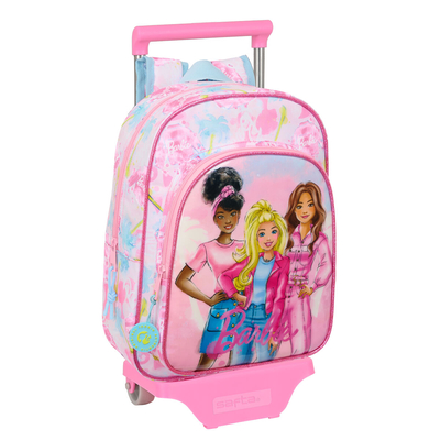 Product Σχολική Τσάντα με Ρόδες Barbie Painterly Ροζ Sky μπλε 26 x 11 x 67 cm 26 x 34 x 11 cm base image