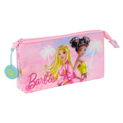 Product Τριπλή Κασετίνα Barbie Painterly Ροζ Sky μπλε 22 x 12 x 3 cm base image