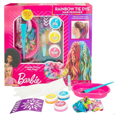 Product Σετ Κομμωτηρίου Barbie Rainbow Tie Μαλλιά με ανταύγειες Πολύχρωμο base image