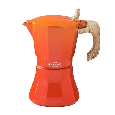 Product Καφετιέρα Espresso Oroley Petra 9 φλιτζάνια Πορτοκαλί Αλουμίνιο base image