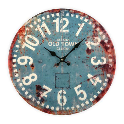 Product Ρολόι Τοίχου Versa Old Town (4 x 40 x 40 cm) base image