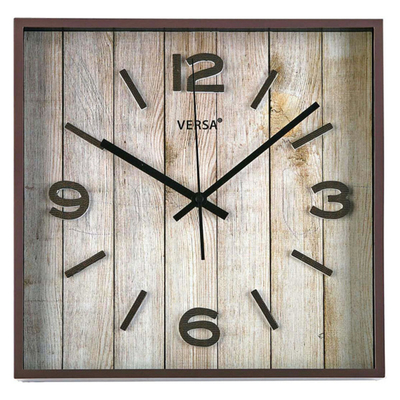 Product Ρολόι Τοίχου Versa Καφέ Escandinavo/N?rdico 4,1 x 28 x 28 cm base image
