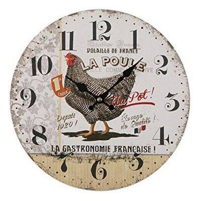 Product Ρολόι Τοίχου Versa Gallina (5 x 28 x 28 cm) base image