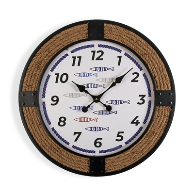 Product Ρολόι Τοίχου Versa Ιχθύες 2 x 60 x 60 cm base image