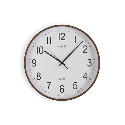 Product Ρολόι Τοίχου Versa Χαλαζίας Ξύλο 4 x 30 x 30 cm base image