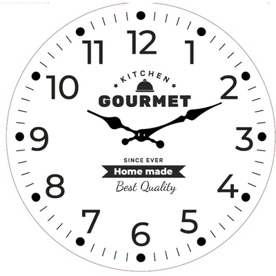 Product Ρολόι Τοίχου Versa Gourmet Ξύλο 4 x 30 x 30 cm base image