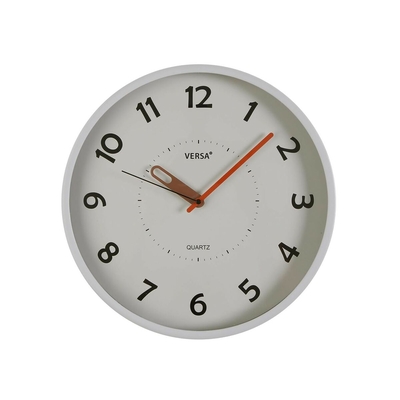 Product Ρολόι Τοίχου Versa Λευκό 4 x 30 x 30 cm base image