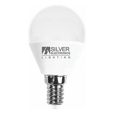 Product Λάμπα LED Silver Electronics Σφαιρική E14 7W Θερμό Φως 3000K base image