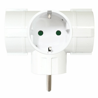 Product Ταφ για Βύσματα Silver Electronics 9153 3500W Λευκό 220 V base image