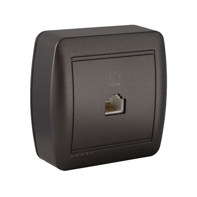 Product Πρίζα Τηλεφώνου και ADSL Solera Mural Γραφίτης RJ45 base image