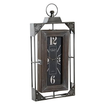 Product Ρολόι Τοίχου DKD Home Decor Loft Ξύλο Σίδερο (29 x 6.5 x 61 cm) base image