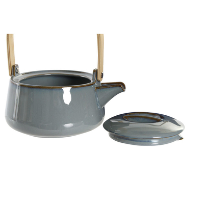 Product Τσαγιέρα DKD Home Decor S3027094 Πορσελάνη Γκρι Διακοσμητική κανάτα (21 x 17 x 10 cm) (1 L) base image