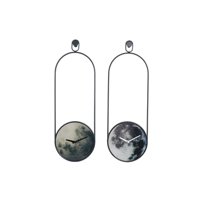 Product Ρολόι Τοίχου DKD Home Decor Κρυστάλλινο Γκρι Σίδερο (20 x 4.5 x 60 cm) (2 pcs) base image