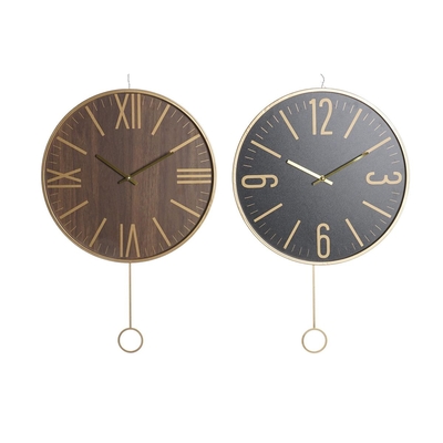 Product Ρολόι Τοίχου DKD Home Decor Μαύρο MDF Σίδερο (40 x 4 x 40 cm) base image