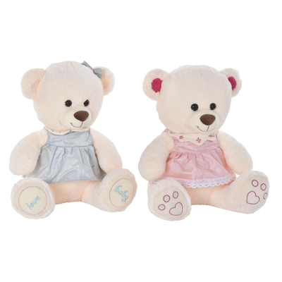 Product Αρκουδάκι DKD Home Decor Μπεζ Ροζ Πράσινο Παιδικά 20 x 20 x 50 cm Αρκούδα (x2) base image