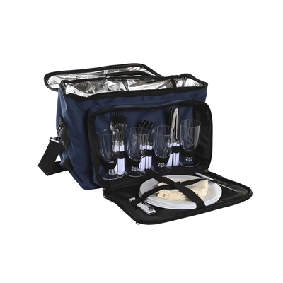Product Είδη Πικ Νικ DKD Home Decor 43 x 23 x 29 cm Ναυτικό Μπλε base image