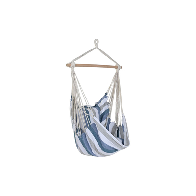 Product Αιώρα DKD Home Decor Ρίγες Μπλε Λευκό (100 x 60 x 135 cm) base image