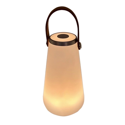 Product Ηλιακό Φωτιστικό DKD Home Decor Καφέ πολυαιθυλένιο Λευκό (13.5 x 13.5 x 23 cm) base image