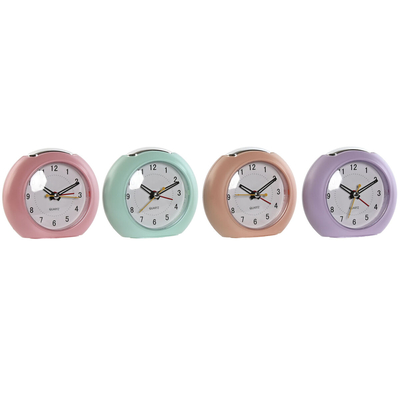 Product Επιτραπέζιο Ρολόι Home Esprit Ροζ Κοράλι Λιλά 10 x 4,7 x 9 cm(Τυχαία επιλογή χρώματος) base image