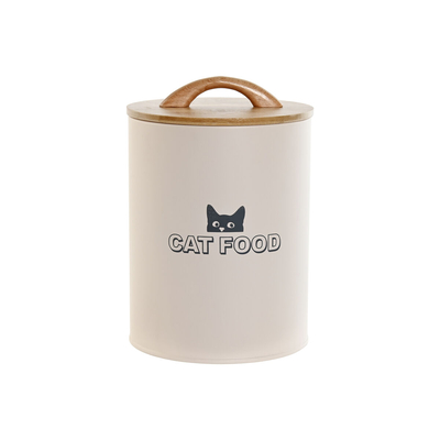 Product Κουτί τροφίμων για κατοικίδια Home ESPRIT Μπεζ Φυσικό 2,5 L base image