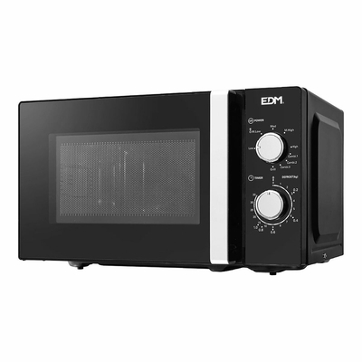 Product Φούρνος Μικροκυμάτων με Γκριλ EDM 07413 Black Design Μαύρο 1000W 20 L base image