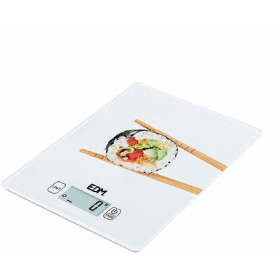 Product ζυγαριά κουζίνας EDM Λευκό 5 kg (14 x 19.5 cm) base image