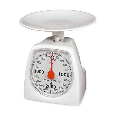 Product Ρετρό Ζυγαριά Κουζίνας EDM Λευκό 4 Kg 16,5 x 11 x 13 cm base image