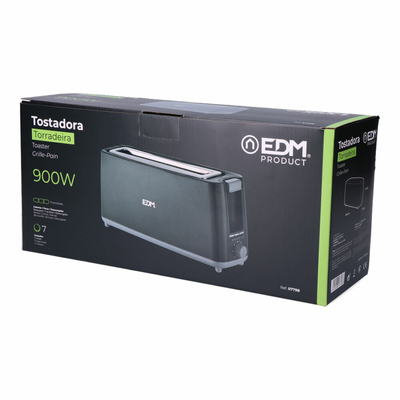 Product Τοστιέρα EDM Black Design Μακριά 900 W base image