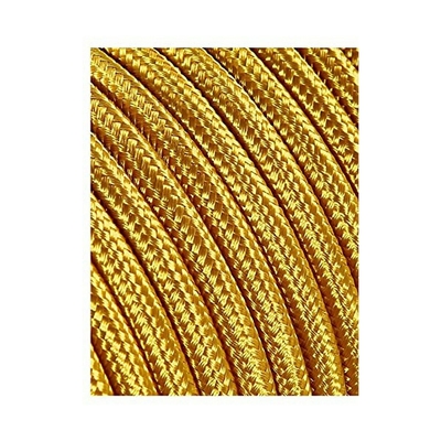 Product Καλώδιο Ηχείων EDM C12 2 x 0,75 mm Χρυσό Υφασμάτινο 5 m base image
