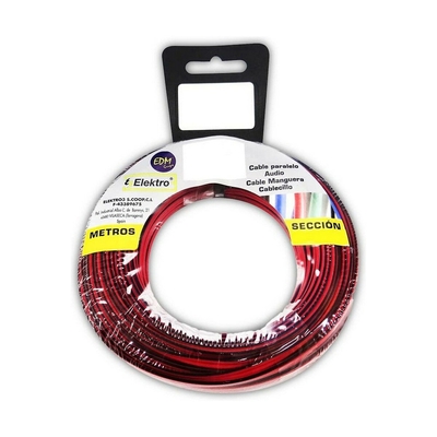 Product Καλώδιο Ηχείων EDM 2 x 0,75 mm Κόκκινο/Μαύρο 50 m base image