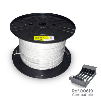 Product Καλώδιο Παράλληλης Διασύνδεσης EDM 28999 2 x 1,5 mm Λευκό 500 m base image