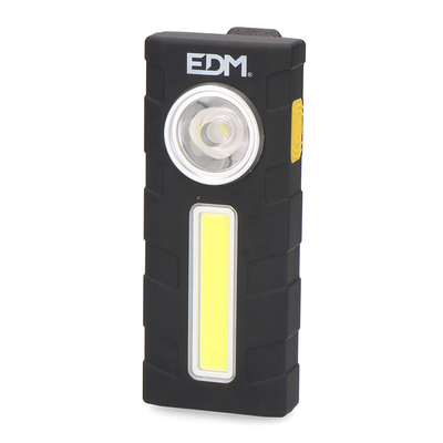 Product Φακός LED EDM Φιάλη Μαύρο 320 Lm base image