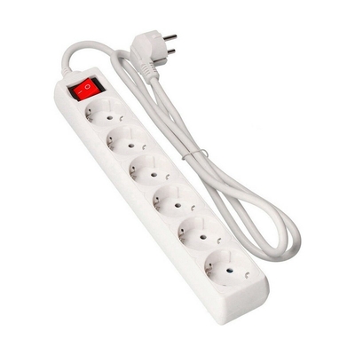 Product Πολύπριζο EDM 6 Θέσεων με Διακόπτη Schuko (1,5 m) base image