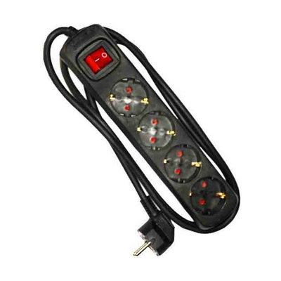Product Πολύπριζο EDM με 4 Πρίζες με διακόπτη Schuko (1,5 m) base image