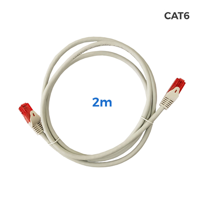 Product Καλώδιο Δικτύου EDM UTP Κατηγορίας 6 2 m Γκρι base image