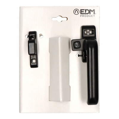 Product Στρόφαλο EDM 6801 Κλείστε το κλείσιμο Μαύρο Αλουμίνιο Δεξιά base image