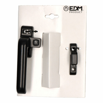 Product Στρόφαλο EDM 6801 Κλείστε το κλείσιμο Μαύρο Αλουμίνιο Αριστερά base image