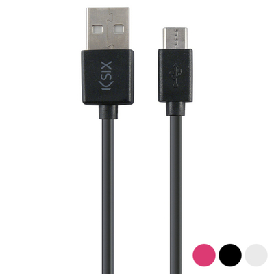 Product Καλώδιο USB σε Micro USB KSIX 1 m Ροζ base image