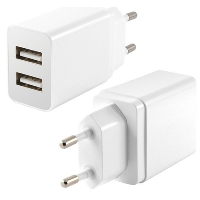 Product Φορτιστής Τοίχου KSIX 2 USB 2.4A Λευκό base image