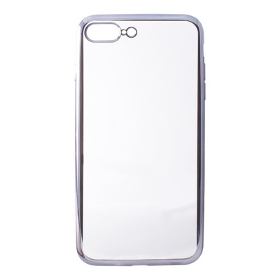 Product Κάλυμμα Κινητού Iphone 7 Plus/8 Plus Contact Flex Metal TPU Διαφανές Γκρι Μεταλλικό base image