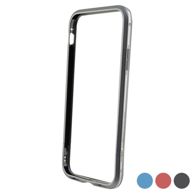 Product Θήκη Κινητού iPhone X/xs KSIX Bumper Αλουμίνιο Μαύρη/Κόκκινο base image