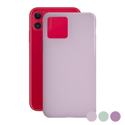Product Θήκη Κινητού iPhone 11 KSIX Color Liquid iPhone 11 Ροζ base image