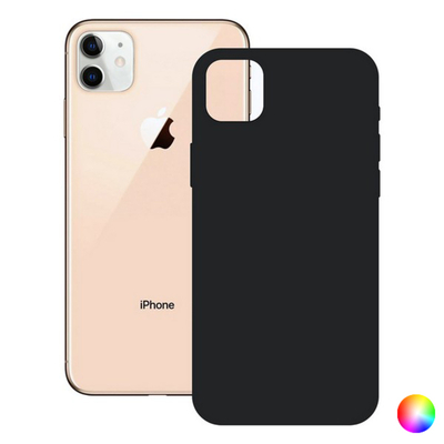 Product Καλλύματα iPhone 12 KSIX Soft Silicone Μαύρο base image