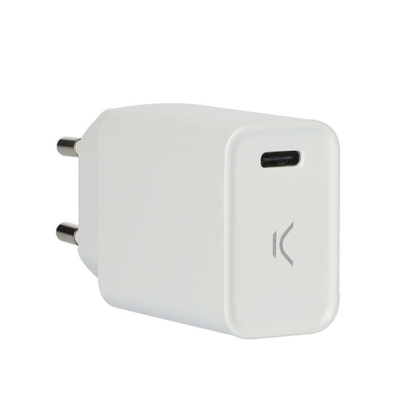 Product Φορτιστής USB KSIX Λευκό base image