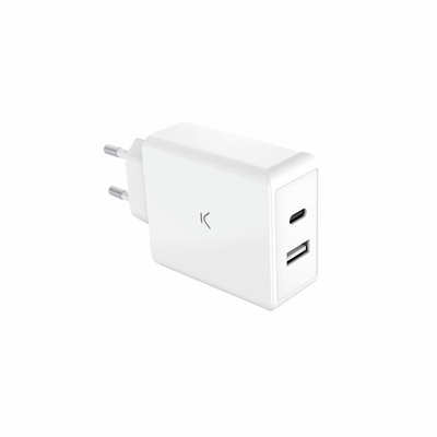 Product Φορτιστής Πρίζας KSIX Λευκό 45 W base image