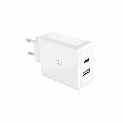 Product Φορτιστής Πρίζας KSIX Λευκό 65 W base image